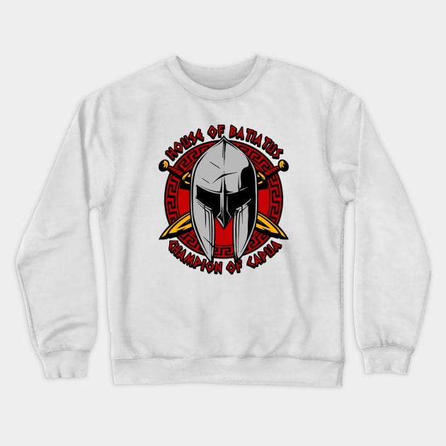 House Of Batiatus Crewneck Sweatshirt by buby87